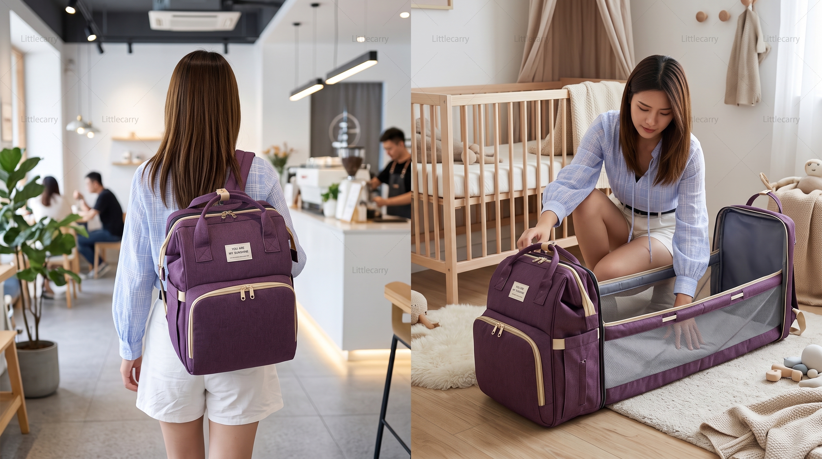 Konversi tas ke bassinet